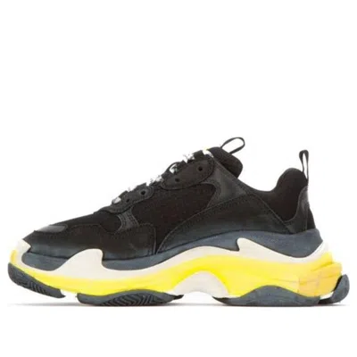 Balenciaga (wmns)  Triple S Daddy Shoes Black/yellow