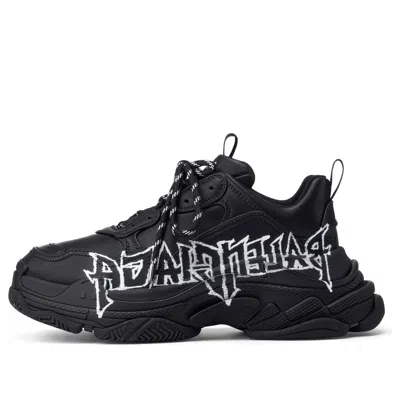 Balenciaga (wmns)  Triple S Diy Metal 'black White' In Multi