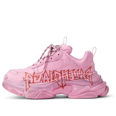 Balenciaga (wmns)  Triple S Diy Metal 'pink Black Red'
