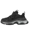 Balenciaga Triple S Clear Sole Sneaker In Black