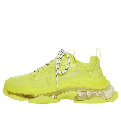 Balenciaga (wmns)  Triple S Sneaker 'clear Sole - Fluo Yellow'