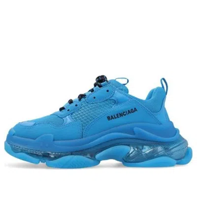 Balenciaga (wmns)  Triple S Sneakers 'clear Sole Blue'