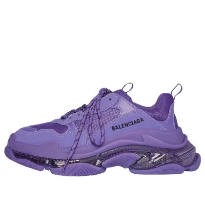 Balenciaga (wmns)  Triple S Sneakers 'clear Sole Purple' In Multi