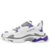 Balenciaga (wmns)  Triple S 'white Purple' In Multi