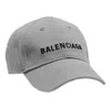 Balenciaga (wmns)  Visor Logo Cap 'grey Black' In Multi