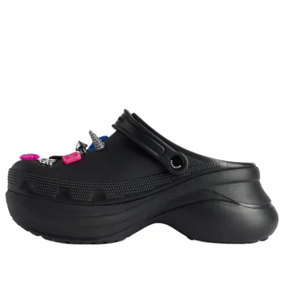 Balenciaga (wmns)  X Crocs Platform Mule 'black With Jibbitz'