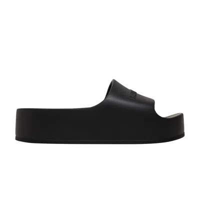 Pre-owned Balenciaga Wmns Chunky Slides 'black' | Women's Size 41
