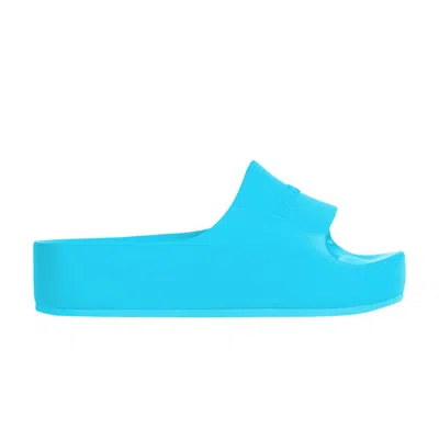 Pre-owned Balenciaga Wmns Chunky Slides 'blue' | Women's Size 37