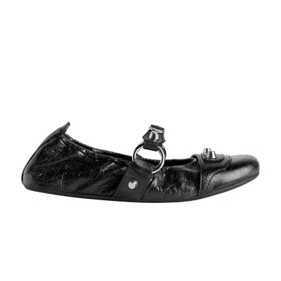 Pre-owned Balenciaga Wmns City Ballerina 'black Silver' | Women's Size 38