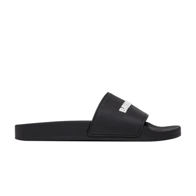 Pre-owned Balenciaga Wmns Classic Logo Slide 'black' | Women's Size 40