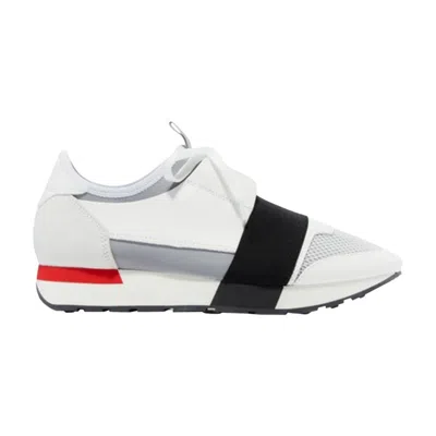 Pre-owned Balenciaga Wmns Race Runner 'white Black Grey' 2017 | Women's Size 39