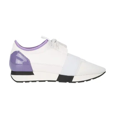 Pre-owned Balenciaga Wmns Race Runner 'white Lilac' | Women's Size 41