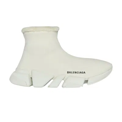 Pre-owned Balenciaga Wmns Recycled Speed 2.0 Sneaker 'beige' | Brown | Women's Size 39