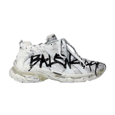 Pre-owned Balenciaga Wmns Runner Sneaker 'graffiti - White' | Women's Size 36