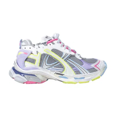 Pre-owned Balenciaga Wmns Runner Sneaker 'grey Multi-color' | Women's Size 38 In Gray