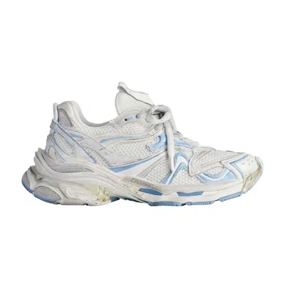 Pre-owned Balenciaga Wmns Runner Sneaker 'white Light Blue' | Women's Size 36