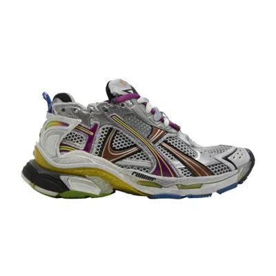 Pre-owned Balenciaga Wmns Runner Sneaker 'white Multi-color' | Grey | Women's Size 39 In Gray