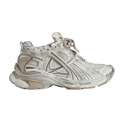 Pre-owned Balenciaga Wmns Runner Sneaker 'worn-out - Beige' | Cream | Women's Size 37 In White
