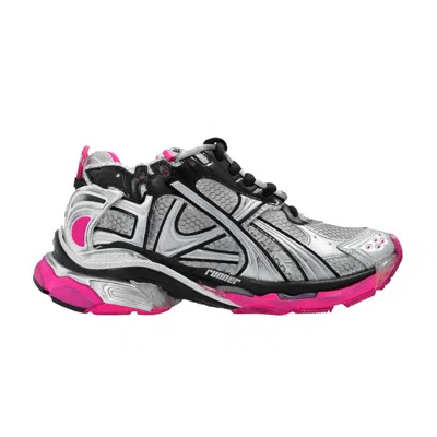 Pre-owned Balenciaga Wmns Runner Sneaker 'worn-out - Silver Pink' | Women's Size 37