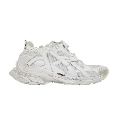Pre-owned Balenciaga Wmns Runner Sneaker 'worn-out - White' | Women's Size 37