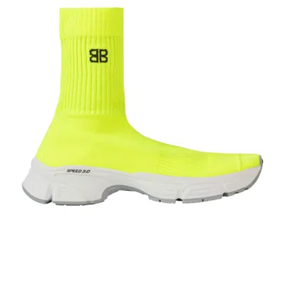 Pre-owned Balenciaga Wmns Speed 2.0 Sneaker 'fluo Yellow'