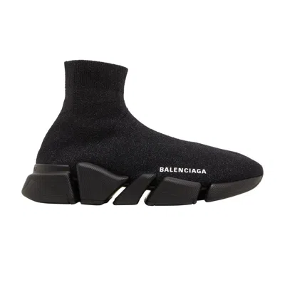 Pre-owned Balenciaga Wmns Speed 2.0 Sneaker 'shiny Black' | Women's Size 40