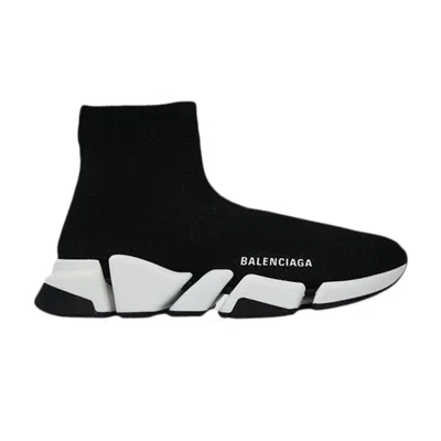 Pre-owned Balenciaga Wmns Speed Sneaker 'black White' | Women's Size 37