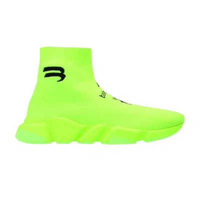 Pre-owned Balenciaga Wmns Speed Sneaker 'fluo Yellow' | Women's Size 36