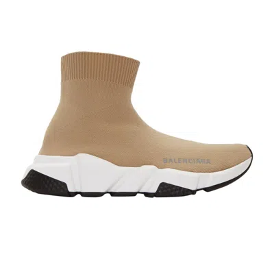 Pre-owned Balenciaga Wmns Speed Trainer 'beige' | Brown | Women's Size 36