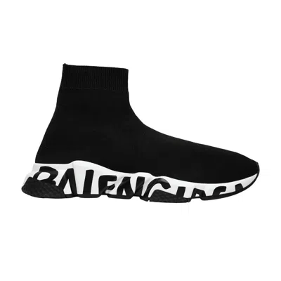 Pre-owned Balenciaga Wmns Speed Trainer 'black White' | Women's Size 35