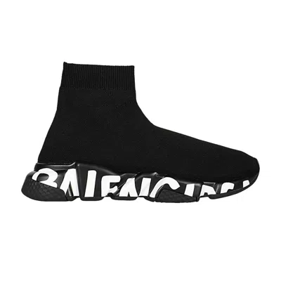 Pre-owned Balenciaga Wmns Speed Trainer 'black White' | Women's Size 7