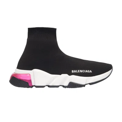 Pre-owned Balenciaga Wmns Speed Trainer 'clear Sole - Pink' | Black | Women's Size 34