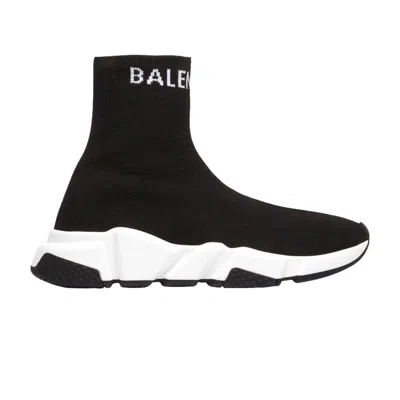 Pre-owned Balenciaga Wmns Speed Trainer High 'black White' 2019 | Women's Size 34