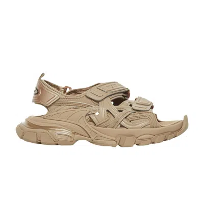 Pre-owned Balenciaga Wmns Track Sandal 'beige' | Brown | Women's Size 37