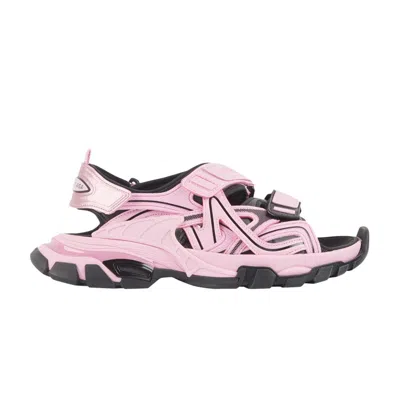 Pre-owned Balenciaga Wmns Track Sandal 'neon Pink Black' | Women's Size 35