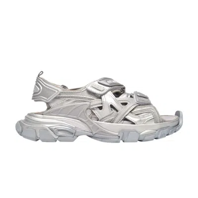 Pre-owned Balenciaga Wmns Track Sandal 'silver Metallic' | Women's Size 38