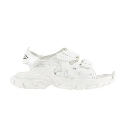 Pre-owned Balenciaga Wmns Track Sandal 'triple White' | Women's Size 35