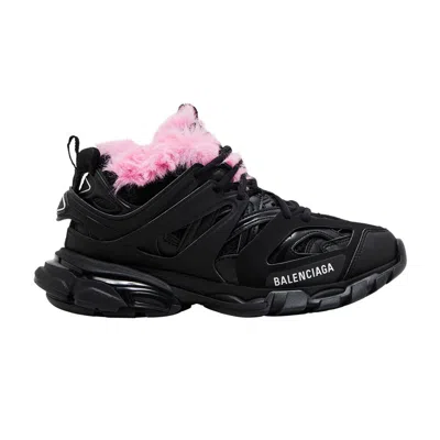 Pre-owned Balenciaga Wmns Track Sneaker 'fake Fur - Black Pink' | Women's Size 35