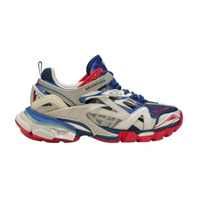 Pre-owned Balenciaga Wmns Track.2 Trainer 'beige Blue Red' | Brown | Women's Size 36