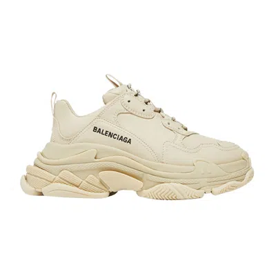 Pre-owned Balenciaga Wmns Triple S 'beige' | Brown | Women's Size 36