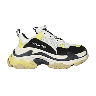 Pre-owned Balenciaga Wmns Triple S 'black Yellow' | Women's Size 39