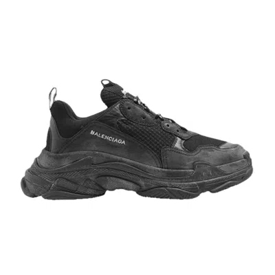 Pre-owned Balenciaga Wmns Triple S 'distressed Black' | Women's Size 35