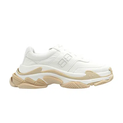 Pre-owned Balenciaga Wmns Triple S 'eggshell Sand Beige' | White | Women's Size 5