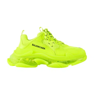 Pre-owned Balenciaga Wmns Triple S 'fluo Yellow' | Women's Size 41