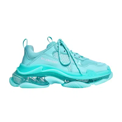 Pre-owned Balenciaga Wmns Triple S Sneaker 'clear Sole - Light Blue' | Women's Size 37