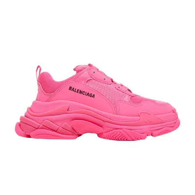 Pre-owned Balenciaga Wmns Triple S Sneaker 'fluo Pink' | Women's Size 40