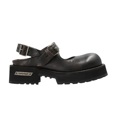 Pre-owned Balenciaga Wmns Venom Mary Jane Platform 'brown Silver' | Women's Size 35
