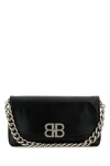 Balenciaga Small Leather Soft Flap Shoulder Bag In Multicolor