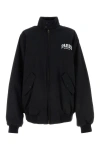 Balenciaga Jacket With Faux Fur Lining In Black