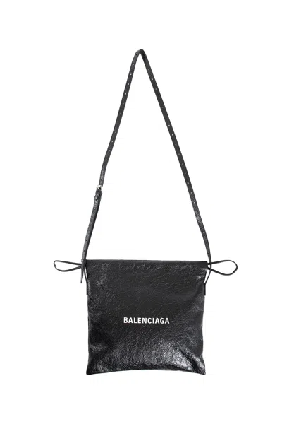Balenciaga Woman Black Crossbody Bags
